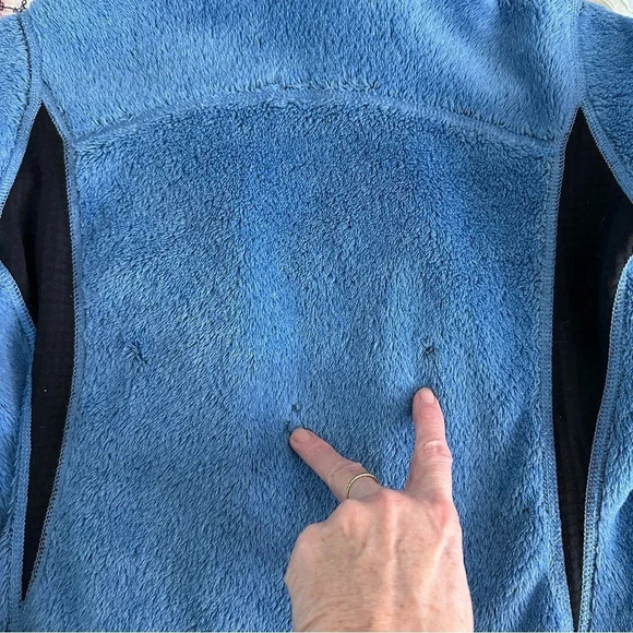 VTG Patagonia Regulator Polartec Fleece Jacket Size‎ M Full Zip USA Blue Jacket - Picture 12 of 12